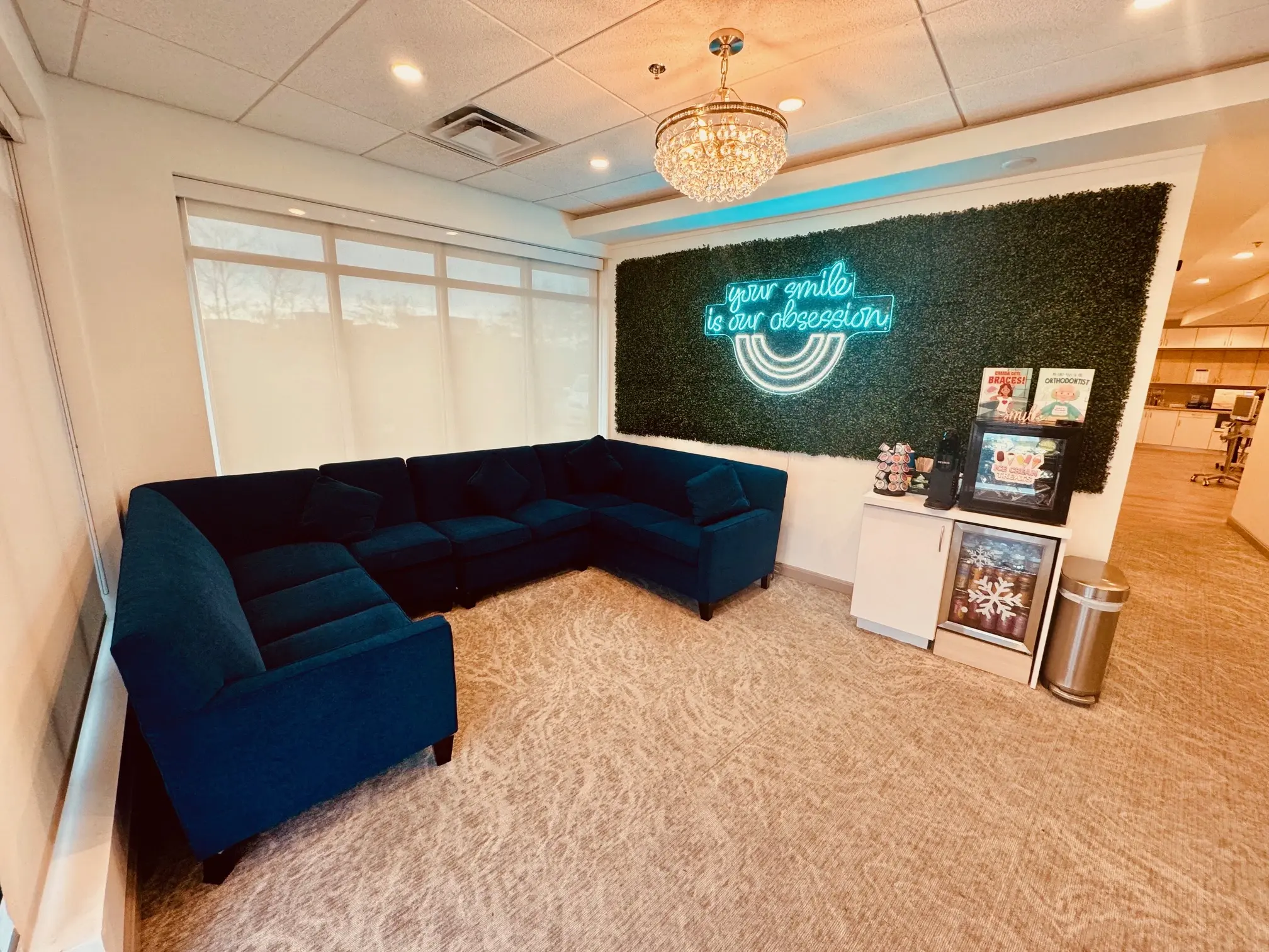 Comfortable waiting area